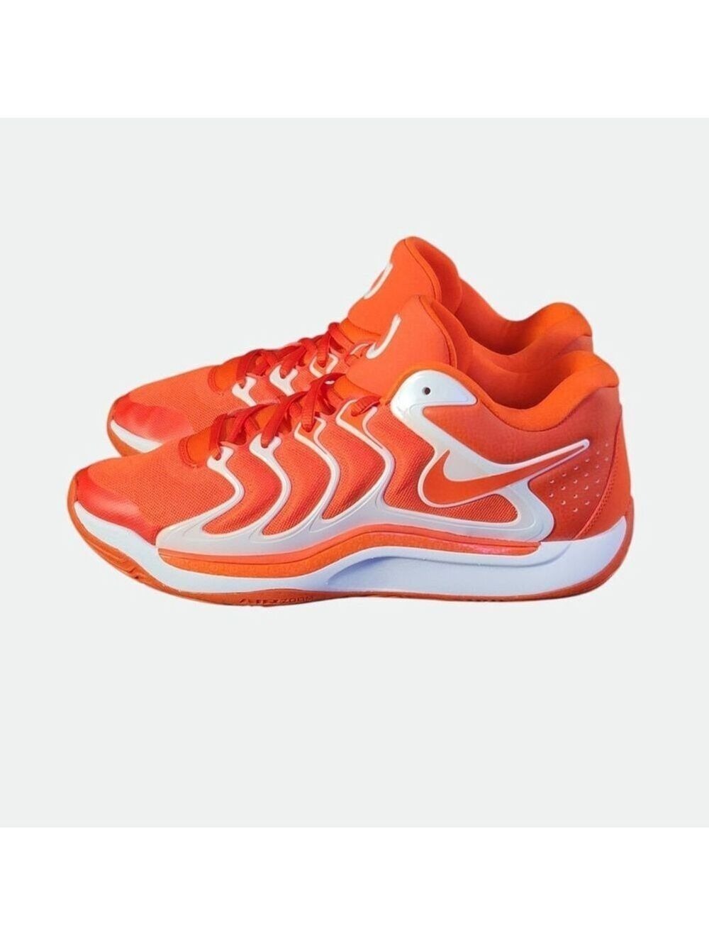 Men's Nike KD 17 TB Team Orange White Basketball Sneakers Size 9 FV1307-800